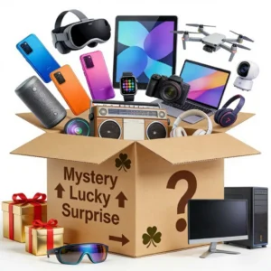 Hottest Mystery Box for Gifts - Surprise Electronic Gadgets Collection Lucky Draw Tech Unboxing Novel Practical Items