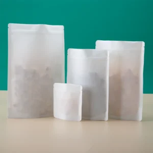 Custom Biodegradable 28g-100g Printed Cookies Fruit Nuts Stand up Pouch with Zipper Smooth for Shopping