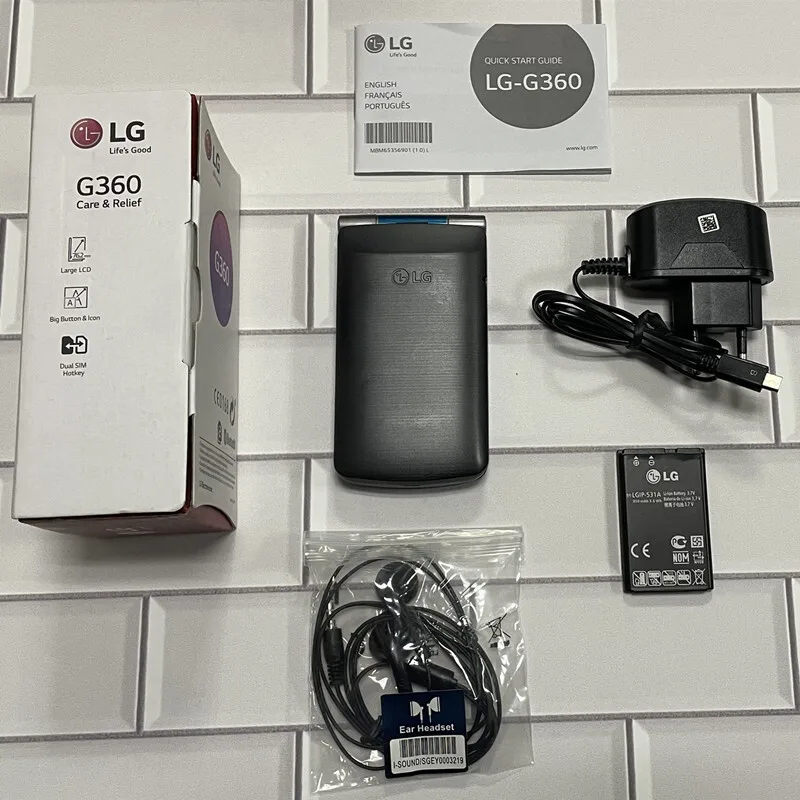 Dual SIM LG-G360 Non-smartphone Loud Voice Large Font Candybar Button Flip Phone Perfect for Cross-border Export Seniors Foreign - Image 2