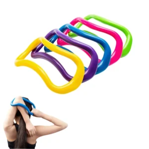 Custom Adjustable Durable Plastic Yoga Ring Private Label Pilates Accessories Pack of 10