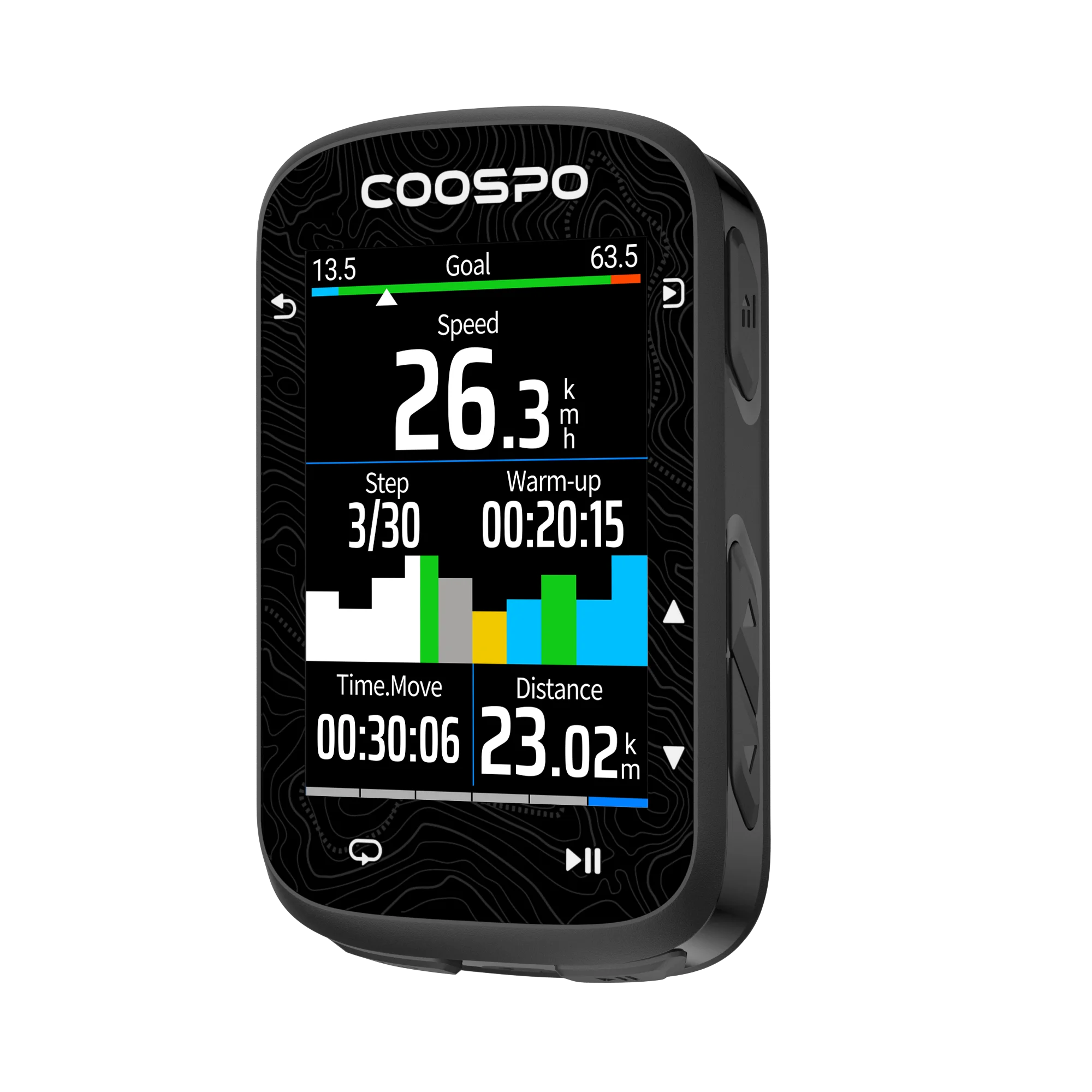 COOSPO CS600 Color Touch Screen Smart GPS Bike Computer with Built-in Navigation Map for Road Bike Cycling - Image 2