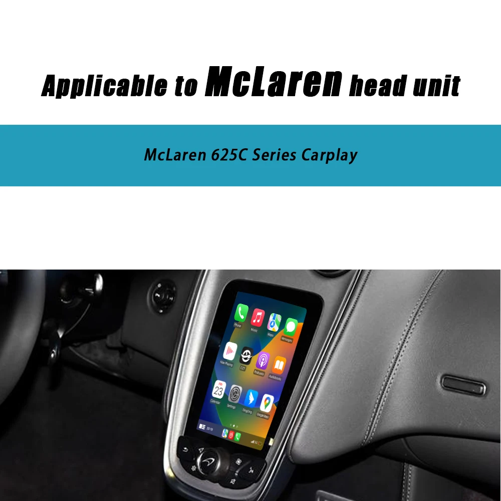 CZT-AUTO OEM Wireless CarPlay Android Auto Camera Interface Screen Display Compatible with McLaren 625C Mp4 Car Radio - Image 2