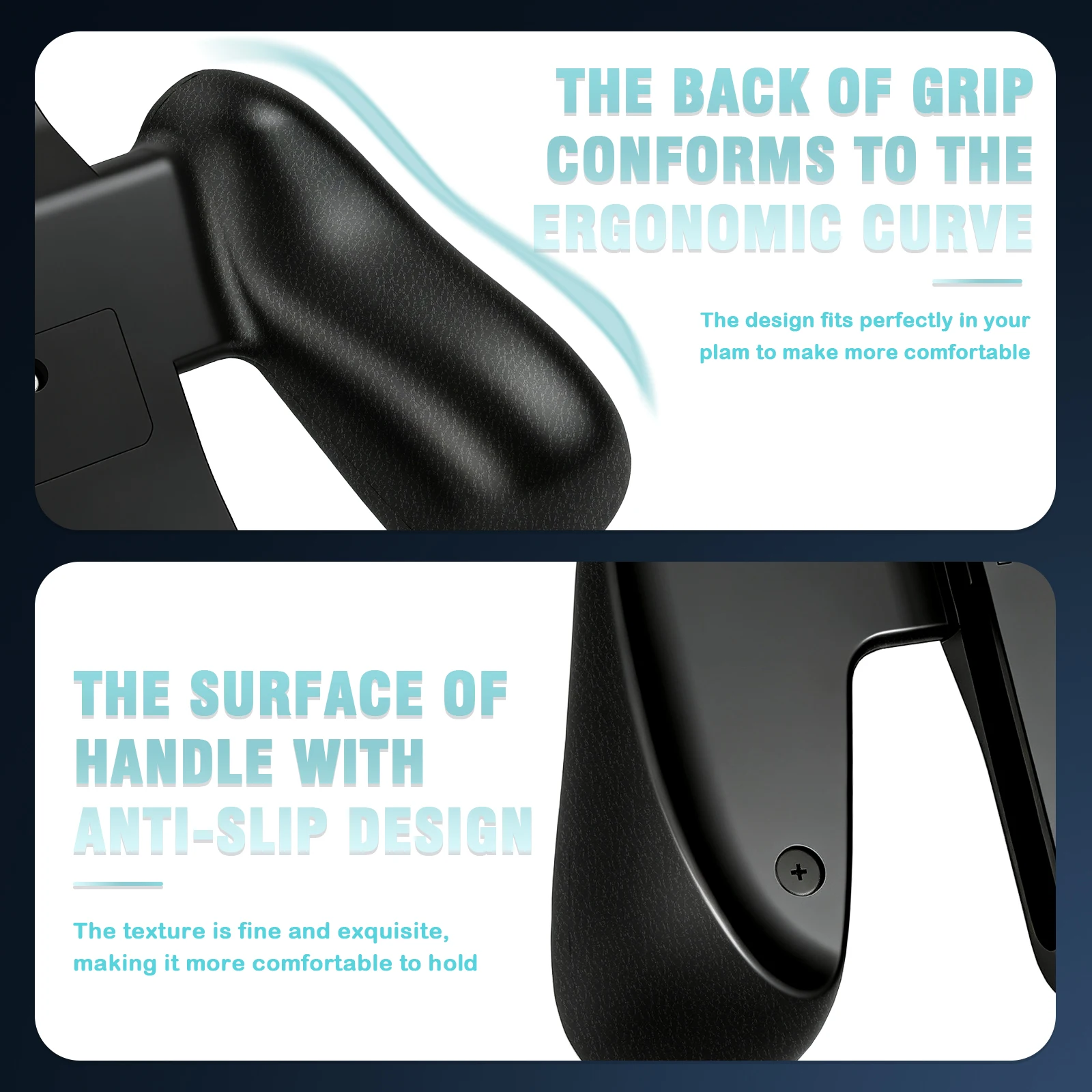 Gaming Grip Handle NS2 Controller Handle Bracket Support for Nintendo Switch 2 Joy-con Joystick Pack of 5 - Image 3