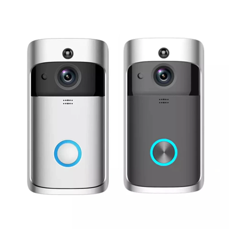 Wireless HD Video Doorbell V5 WIFI Wireless Visual Doorbell for Smart Home Security Pack of 2 - Image 3