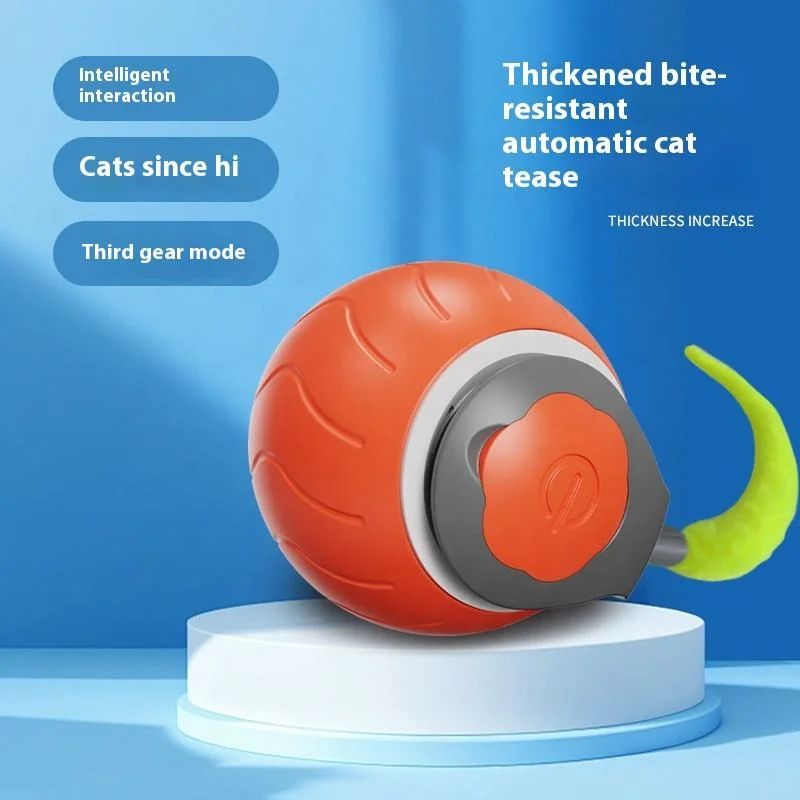 Wholesale Intelligent Cat Teasing Ball Smart Interactive Cat Toy Automatic Moving Rolling Ball for Indoor Cat Pack of 20 - Image 4