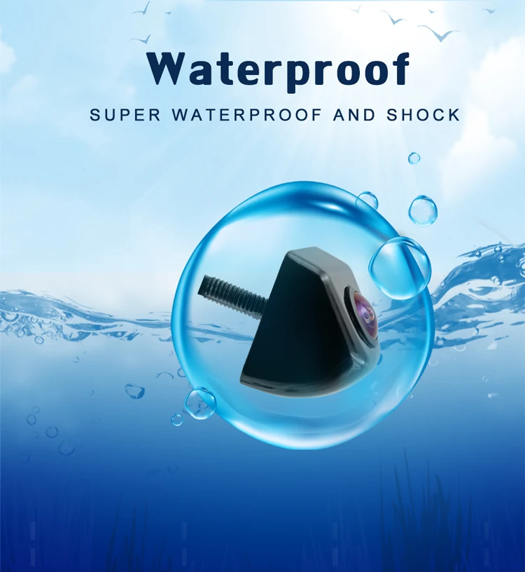 Smartour AHD 1080P Backup Camera Wide Angle IP68 Waterproof Night Vision Golden Fisheye Lens - Image 4