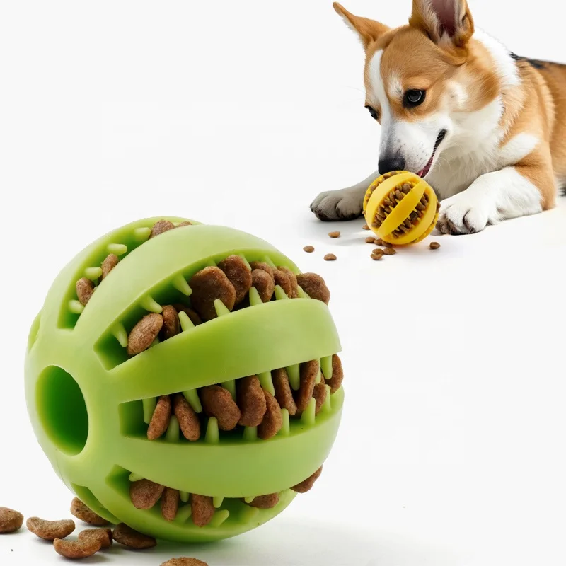 Pet Manufacturer Rolling Dog Ball Interactive Dog Toy Slow Feeder Chew Pet Dog Toys Treat Dispenser Toy Pack of 30 - Image 3