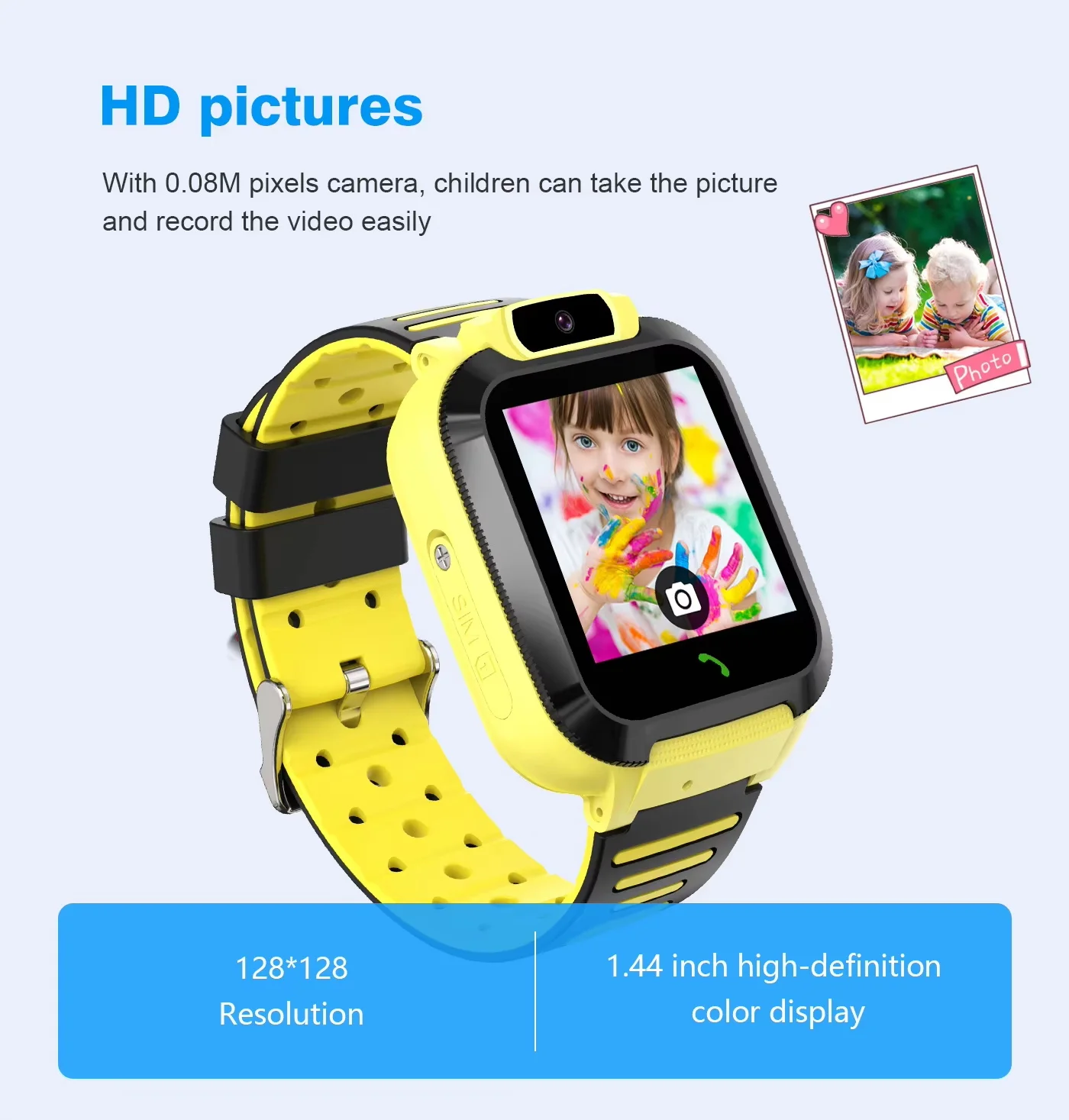 English Version Kids Smart Watch with SOS SIM Watch Support Dutch Spanish Russian Language 2G Waterproof Smartwatch Children Pack of 5 - Image 3