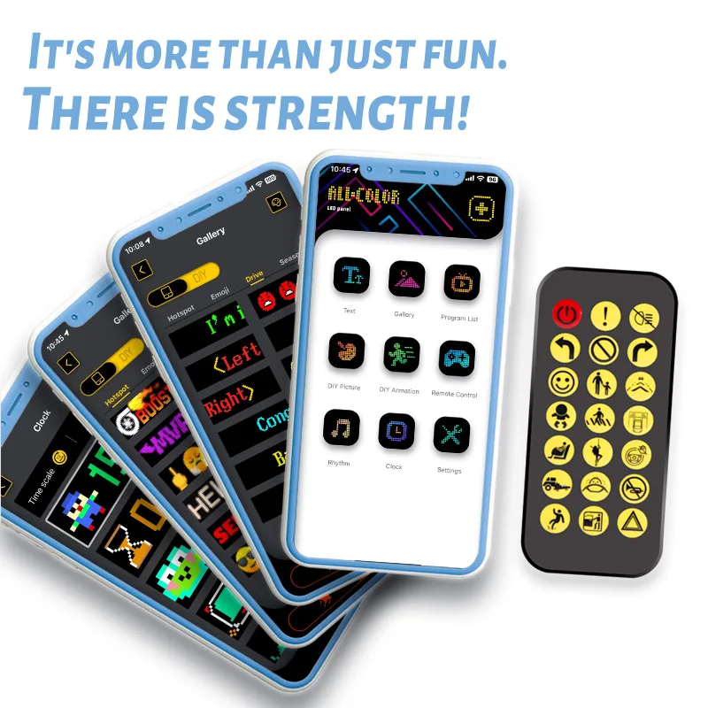 Factory Wholesale 120*595mm New APP Controlled Flexible LED Display Sign Board Scrolling LED Screen for Car Accessories Pack of 2 - Image 3