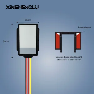 12V 5A 60W Three Colors CCT Memory Light Single Touch Led Washroom Mirror Dimmer Anti Fog Touch Sensor Switch Pack of 5