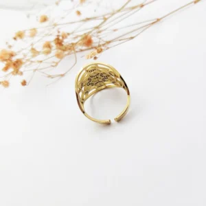 Chakra Rings Yoga Jewelry Adjustable Stainless Steel Ring Anillos De Acero Inoxidable Joyeria Yoga Ring Pack of 6