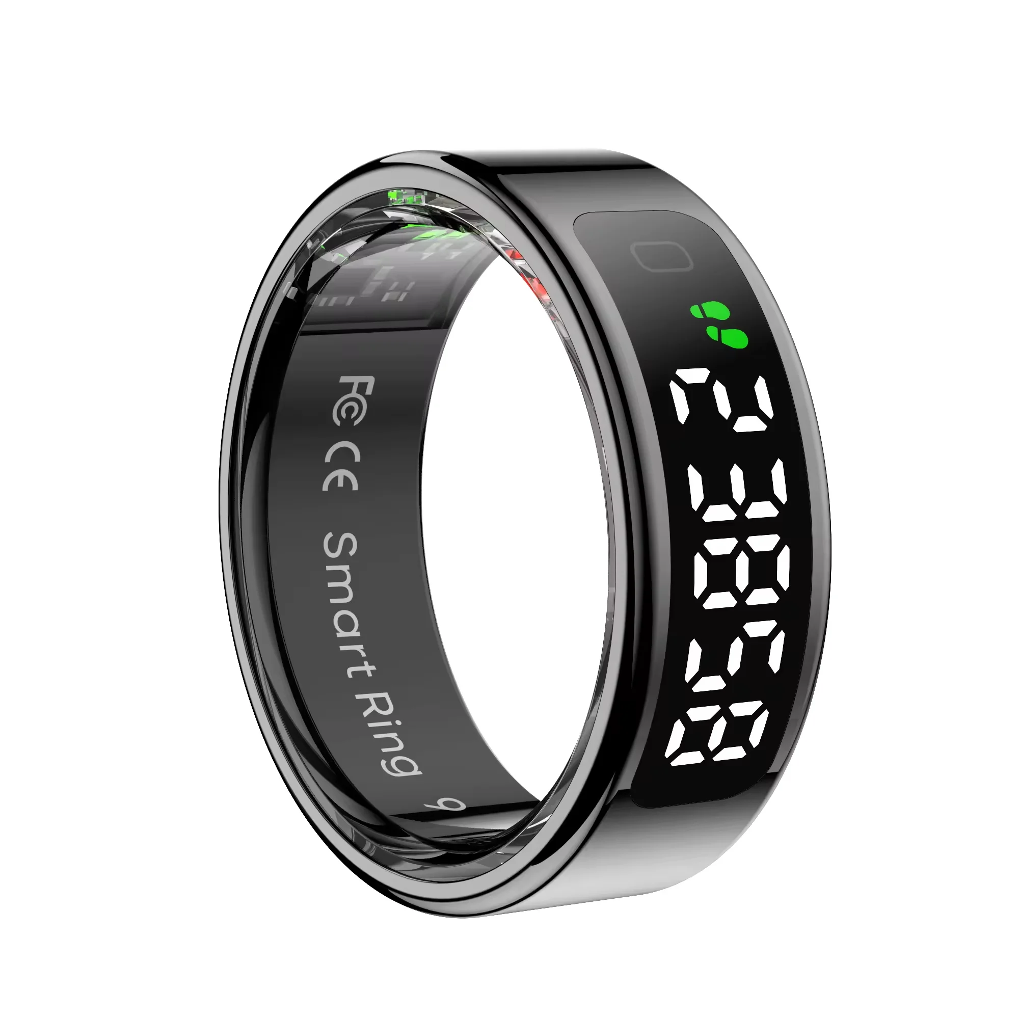 R11 Smart Ring Waterproof Fitness Tracker for Men Women Sleep Heart Rate Monitor Light Touch Health App Control Android - Image 2