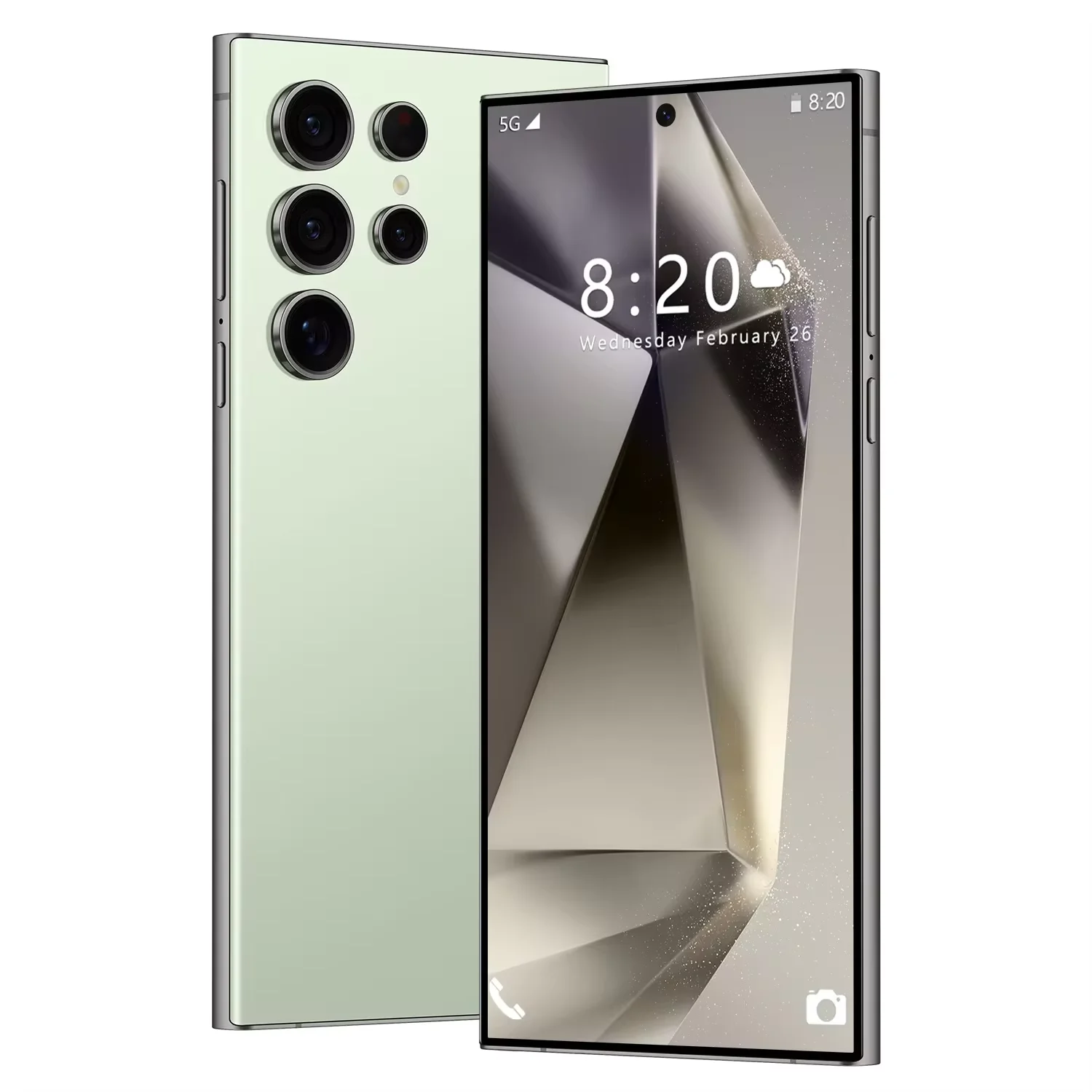 New Year Gift LTE Spanish Fold Design S24 Ultra+ 5G Smartphone Quick Charge Qwerty Keyboard Big Battery Mobile Phone