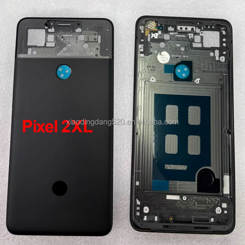 Pixel 2 Mobile Phone Top Back Cover Glass Rear Door With Camera Lens Replacement Housing Pixel 2XL Battery Back Cover for Google Pack of 2 - Image 4