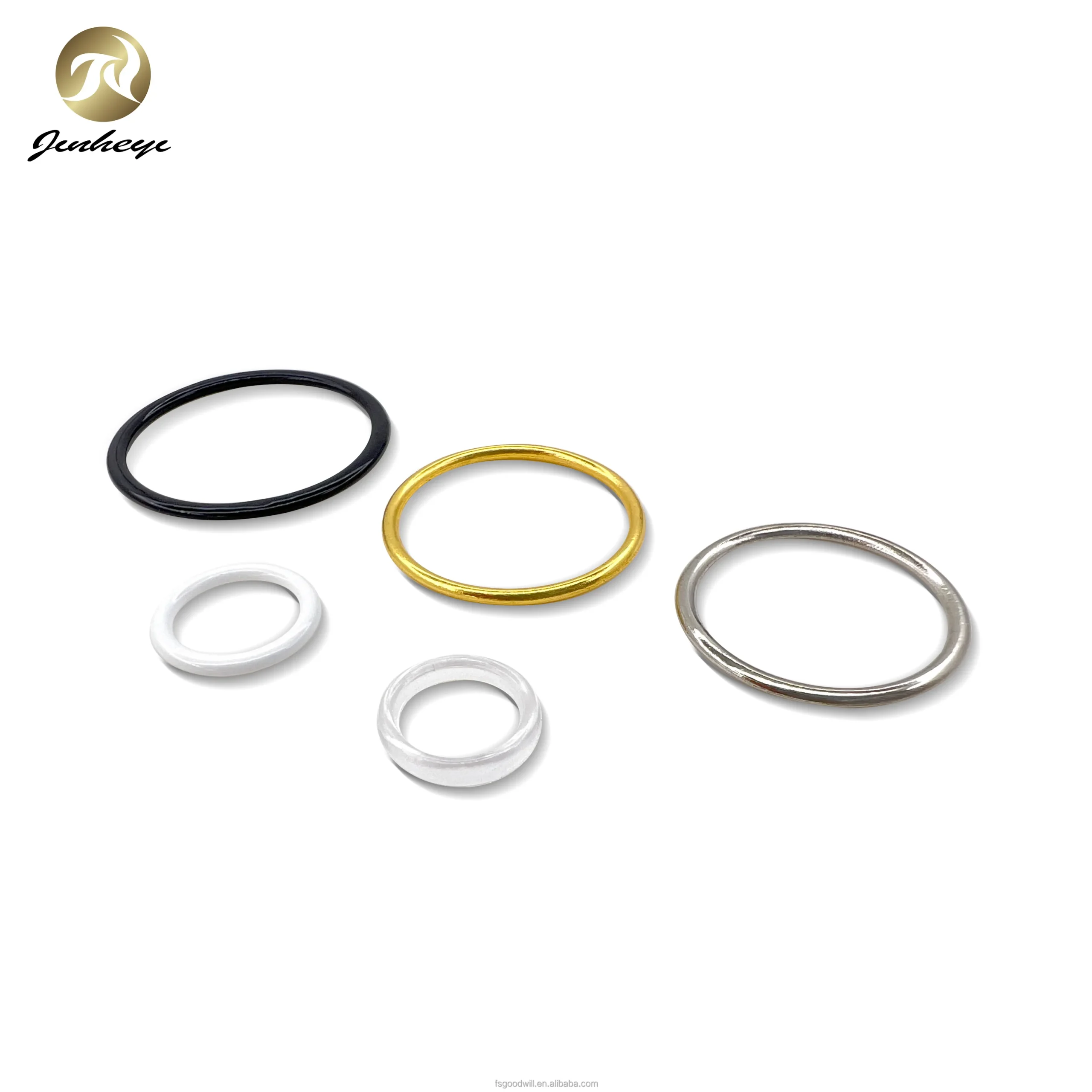 All Size Bikini Underwear Accessories O Ring Different Color Material Gold Silver Black White Clear O Ring for Bar