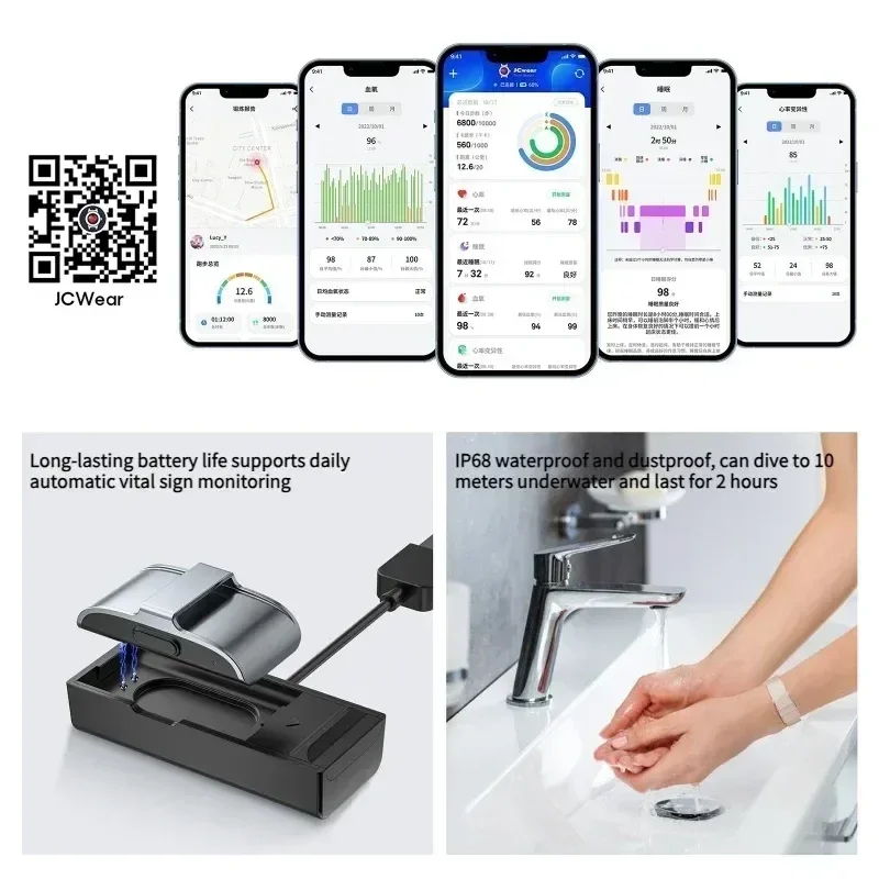 2208A Smart Electronic Bracelet for Men Women Sport Fitness Tracker Heart Rate Blood Pressure Monitor Pedometer for Android - Image 4