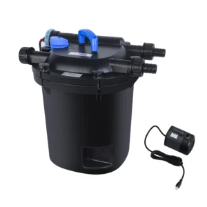 Pond and Garden Fish Pond Filter with Sponge and Filter Balls, up to 2200-2400 Gallons(938 Filter + Pump) Pack of 2