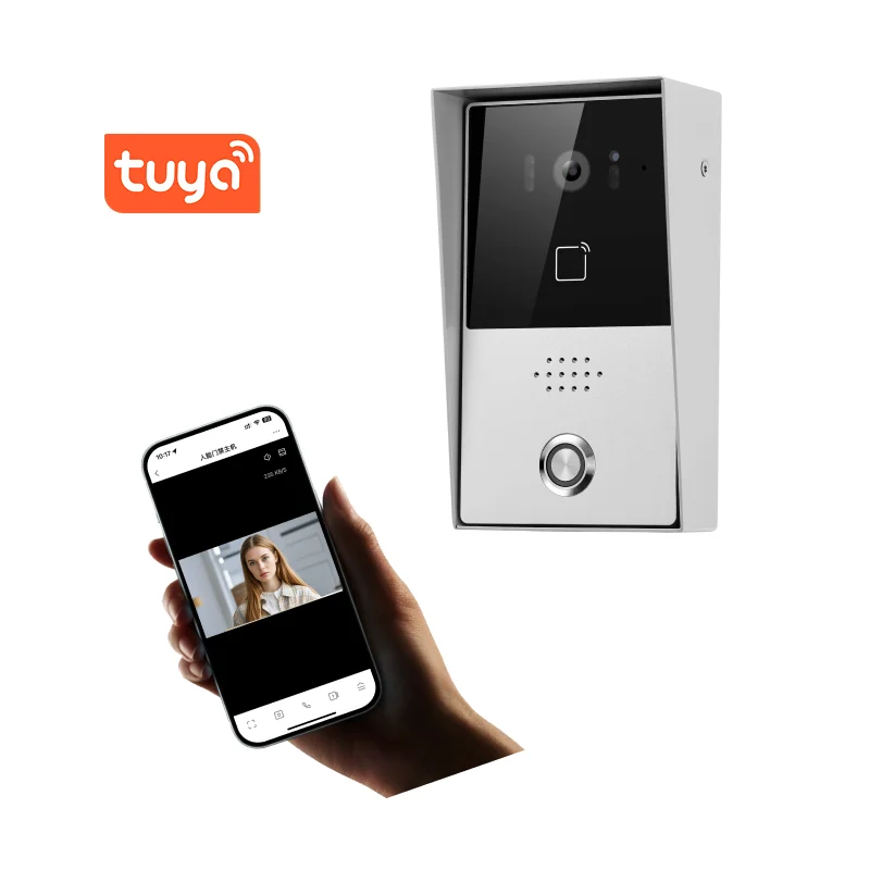 Best Price AISpeaker WiFi Doorbell Camera IP Video Door Phone Intercom System with App Control and 5 Inch IPS LCD Display - Image 2