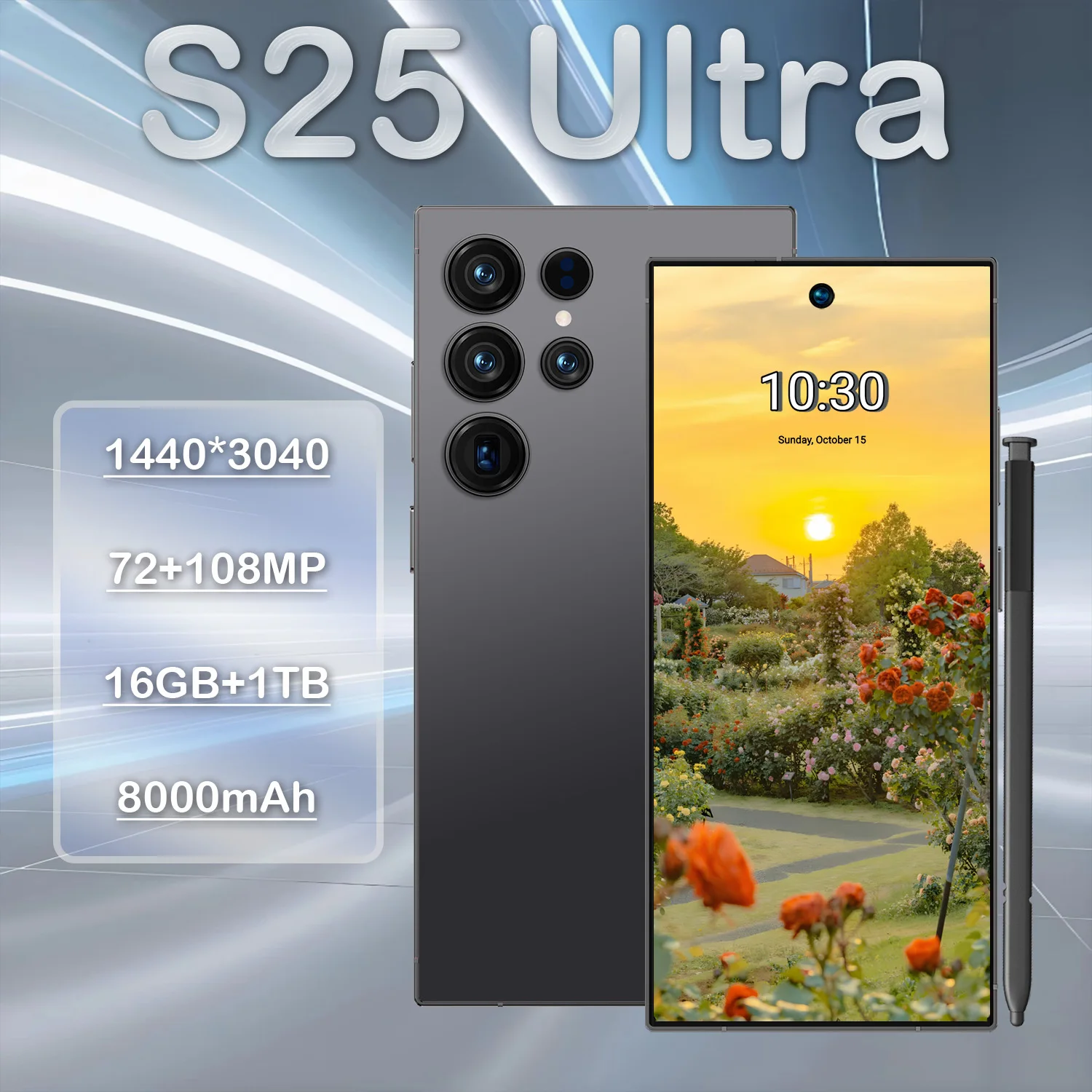 Durable Build Brand New Unlocked S25 Ultra Android 13 Phone 16GB+1TB 8-Core 6.8 Inch Screen Dual Sim 48MP Camera Smartphone - Image 4