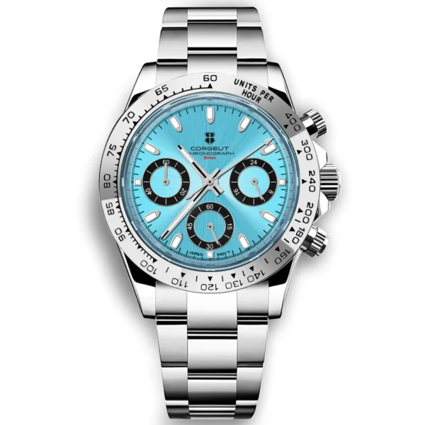 Stop Watch Customized Customized Logo NH35 Automatic Mechanical Movement Stopwatch Function ...