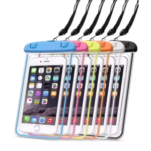 Custom Waterproof Mobile Phone Bag With Logo Universal PVC Waterproof Pouch Dry Bag Mobile Phone Bags Cases Pack of 10