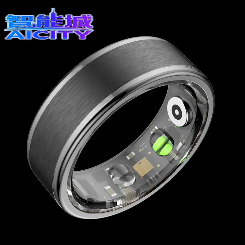 Ring Smart Ring 5ATM Waterproof Blood Oxygen Heart Rate Stress Sleep Monitor Sports Health Tracker Smart Rings - Image 4