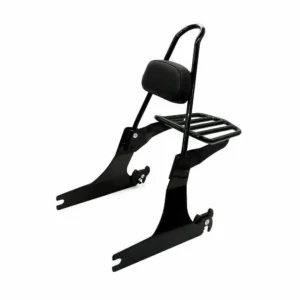 Ex Factory High Quality Detachable Sissy Bar Passenger Motorcycle Rear Black Backrest for Harley Softail 2000-2005