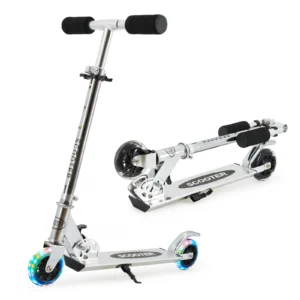 Kick Scooter for Kids - Lightweight Flashing Wheels & 3 Levels Adjustable Handlebar Foldable Scooter for Kids Pack of 100