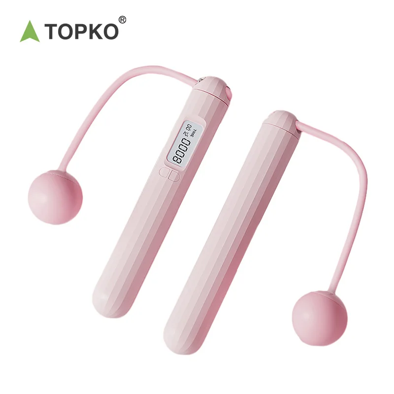 TOPKO Stocked PVC Racing Weighted Jump Rope Smart Adjustable Dual-purpose Jump Rope - Image 4