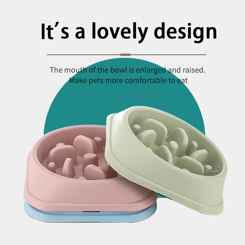 Multi-Color Dog Bowl Anti-Suffocation Healthy Slow Feeder Rounded Pet Accessories for Food Usage Pack of 30 - Image 4