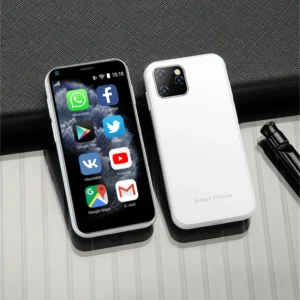 SOYES XS11 Super Mini Smartphone Android 1GB RAM 8GB ROM 2.4'' Quad Core Play Store 3G Cute Small Celular Mobile Phone Pack of 2