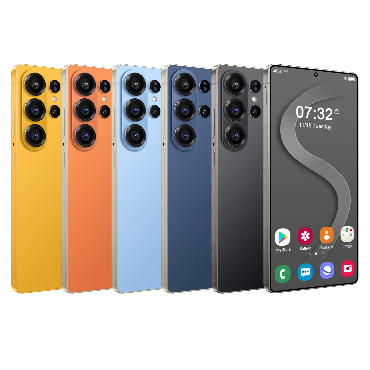 Budget Edition S26 Ultra 5G Smartphone 16GB+1TB Storage Camera Unlocked Android Mobile Phone with Face ID Fingerprint Dual SIM