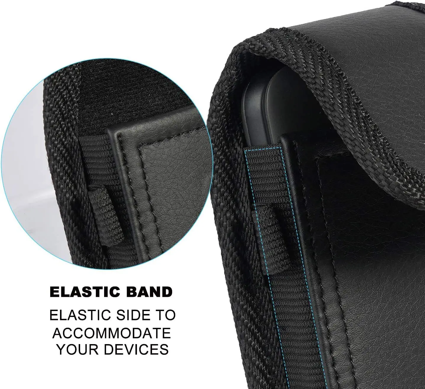 Universal Flip Case for TCL Flip Pro 3 Alcatel Go Flip V 4 Cingular Flip 2 Nokia 2720V Belt Clip Loop Vertical Pouch - Image 3