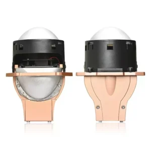 Car Accessories E160C 3 Inch LED Projector Lens 65W 7000LM with Hydraulic Fan and Double Reflect Cup Headlight for Benz for Audi