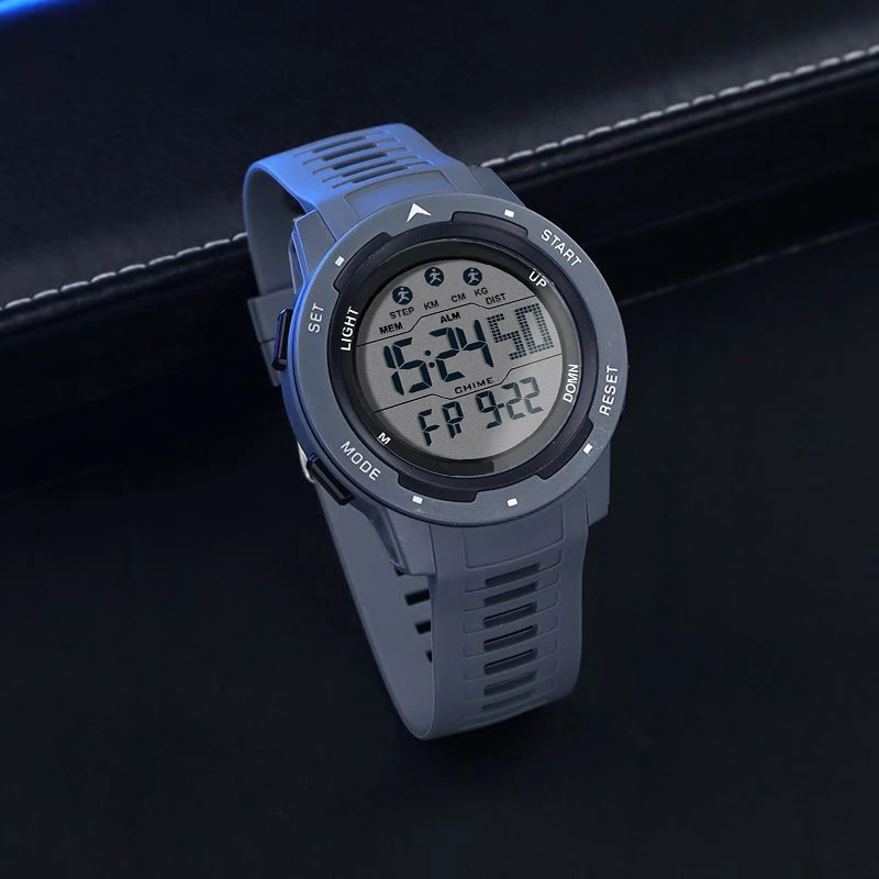 Men's Digital Sports Watch Large Face Waterproof Wrist Watches for Men with Stopwatch Alarm LED Back Light - Image 4