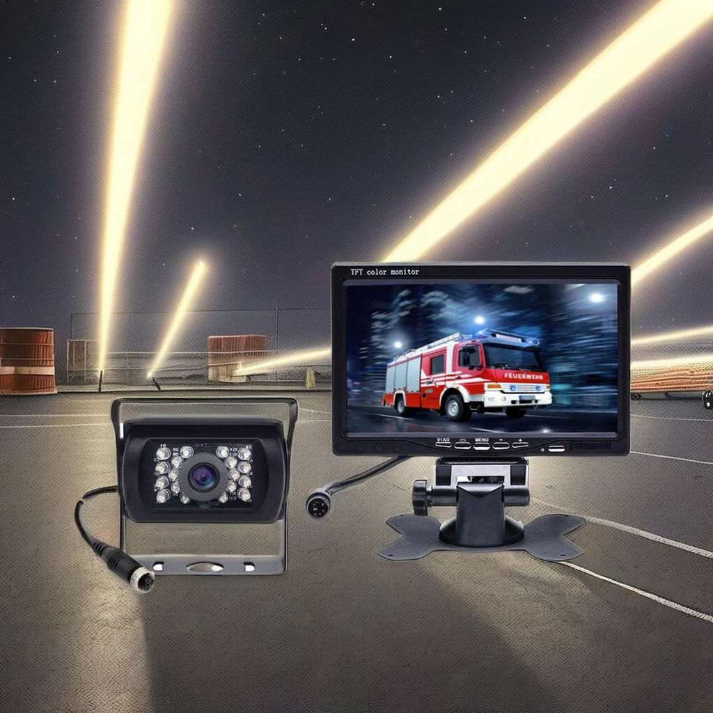 HAOXING 7" HD Full Color TFT LCD Car Rear View Backup Camera Monitor with Night View CCD Sensor 12-24V 1 Year Warranty Pack of 2 - Image 3