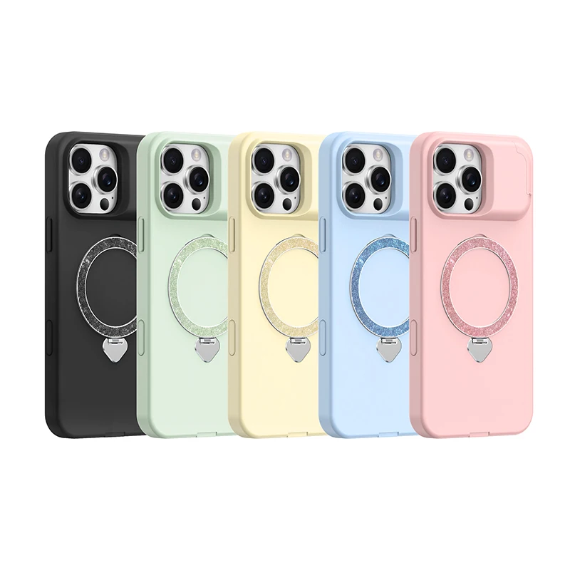 Wholesale Cell Phone Cases Bracket TPU Expand Memory Custom Phone Cases for iPhone 16 Pro Max Pack of 100 - Image 3