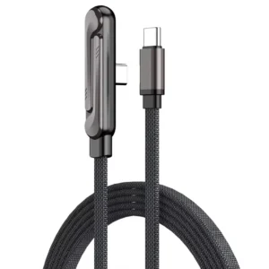 240w Type Phone Cable USB2.0 Data Cable with Folding Phone Holder Cables Portable PD3.0 Fast Charging for Phone Tablet Pack of 20