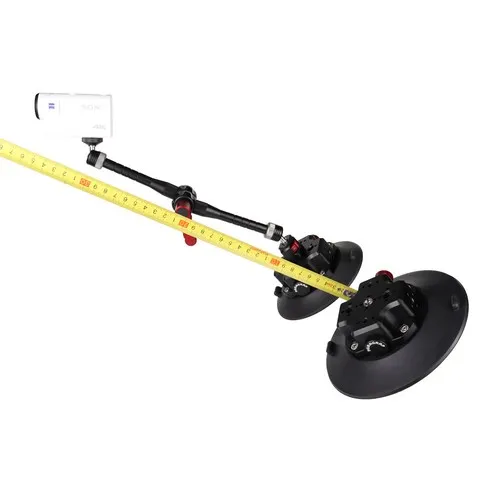 Aluminum Alloy Silicone 4th Gen Pump Vacuum Suction Cup Mount with Arri Pins Magic Arm Set for Camera & Phone Custom Color Brand - Image 4