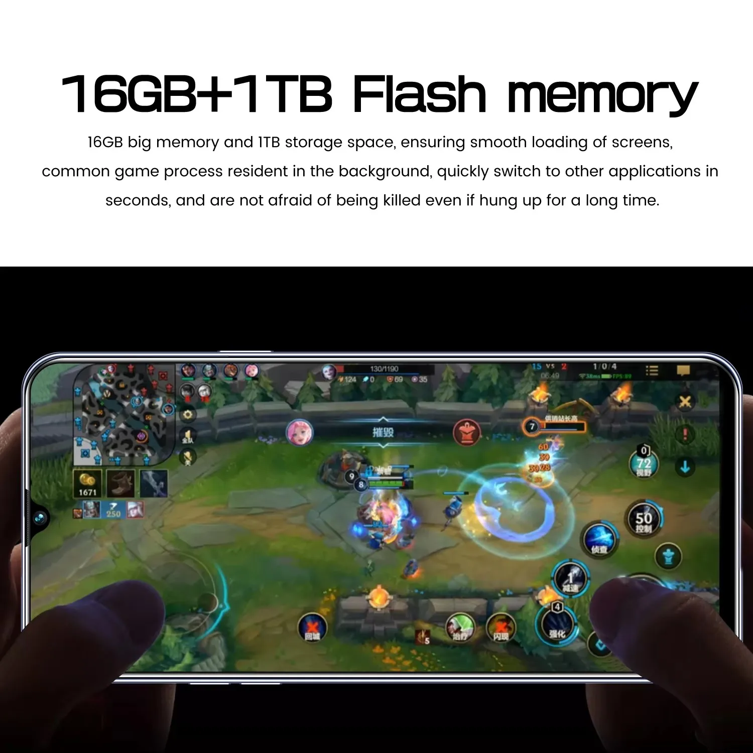 Customer Choice Unlock Reno 9 Pro 6.8 Inch Phone 16gb Ram 1tb RomHigh-definition Smart Android Fast Charging Mobile Phone - Image 2