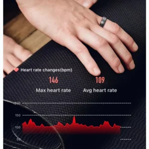 MigouCross-border R06 Smart Ring Sleep Pressure Blood Oxygen Monitoring Sports Charging Metal 1 Year Warranty Health Pack of 2