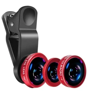 Mobile Phone Lens 3 In1 Kit Universal Clip Smartphone Camera Lenses Wide Angle Macro Fish Eye for Smartphone Pack of 10
