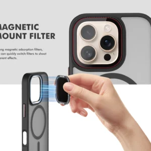 K1 MagiFilter Phone Cage Portable Filter Adapter Phone Protective Case With Filter Phone Accessory /max /plus for iPhone 16 Pro Pack of 5