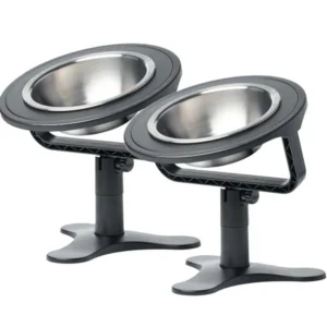 Raised Dog Bowl Stand Elevated Cat Bowls Dog Bowls Food Feeding Dishes for Medium and Small Cats & Puppy Pack of 5