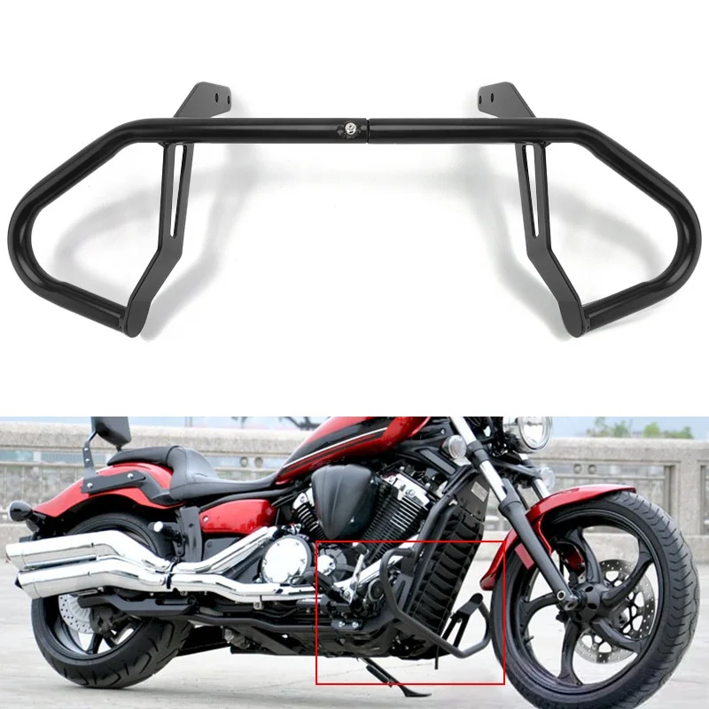 Motorcycle Accessories Black Highway Engine Guard Crash Protector Bars Bumper Protection for Yamaha Stryker 1300 XVS1300 11-19 - Image 2