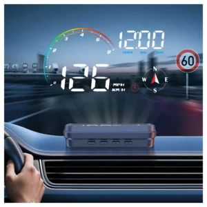Universal M24 Car HUD OBD2+GPS+Electronic Dog Speedometer with Multi-function Head up Display Gauge Car Accessories