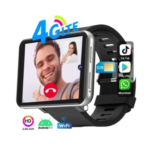 Dm100 Android Smartwatch OEM 2.86 Inch Ips Touch Screen 4G Reloj Smart Watch Phone With Front Camera Sim Card Smart Watch