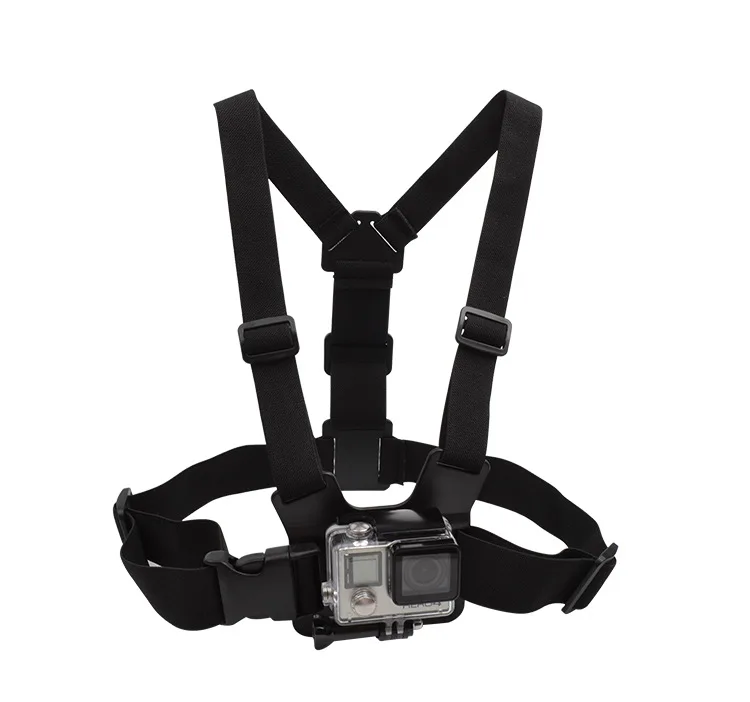High Quality Harness Adjustable Elastic Shoulder Chest Strap B for Go Pro Hero 4 3 Sj4000 Sj5000 Xiaomi Yi Sport Camera