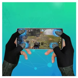 Silver Fiber Nylon Gaming Gloves Thumb Controller Anti-Slip Touch Screen Breathable Anti-Static Anti-Heat PUBG Hand Play