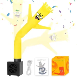 New Design Funny Type C Inflatable Tube Man Sky Desktop Dancing Walker Wind Flying With Blower Car Sale Mini Air Dancer Pack of 3